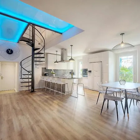 Elegant Duplex 5 Plages Du Midi A5b03 * Канны