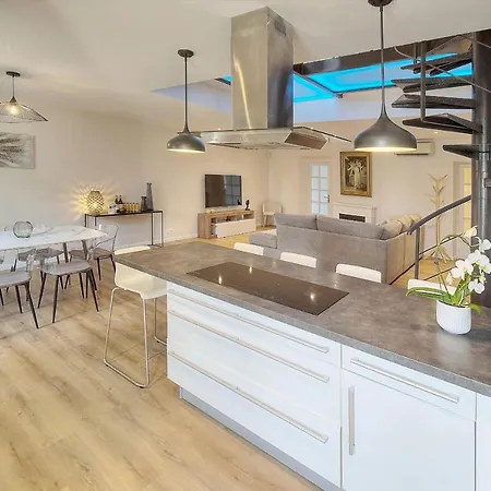 Elegant Duplex 5 Plages Du Midi A5b03 * Канны