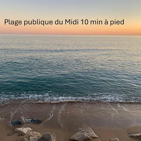 Elegant Duplex 5 Plages Du Midi A5b03 Канны
